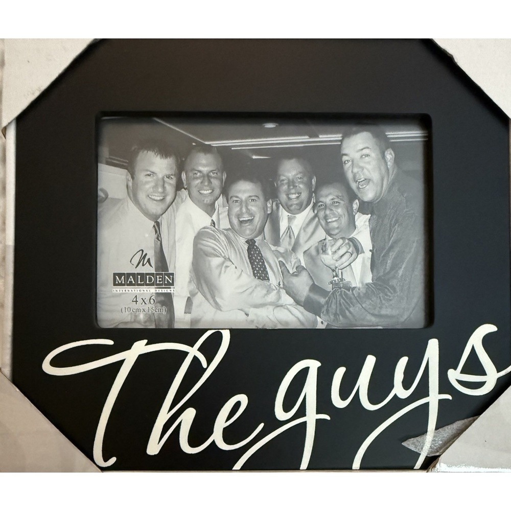 "The Guys" Malden International 4x6" New Photo Picture Frame in Original Package